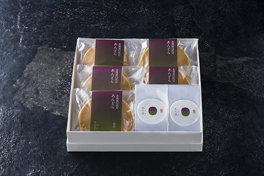 商品「北海道あんどらと茶師十段本山茶のセット」の画像